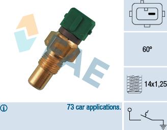 FAE 35610 - Sensore, Temperatura refrigerante autozon.pro