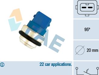 FAE 35635 - Sensore, Temperatura refrigerante autozon.pro