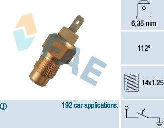 FAE 35180 - Sensore, Temperatura refrigerante autozon.pro