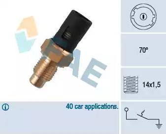 FAE 35390 - Sensore, Temperatura refrigerante autozon.pro