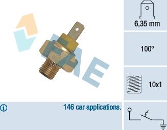 FAE 35350 - Sensore, Temperatura refrigerante autozon.pro