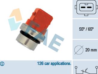 FAE 35320 - Sensore, Temperatura refrigerante autozon.pro