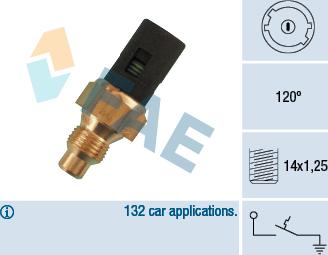 FAE 35250 - Sensore, Temperatura refrigerante autozon.pro