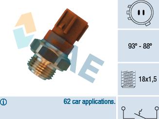 FAE 36440 - Termocontatto, Ventola radiatore autozon.pro