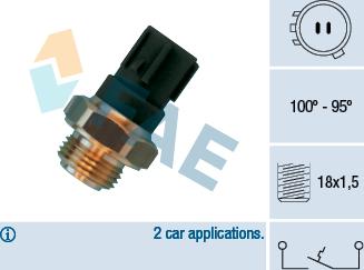 FAE 36470 - Termocontatto, Ventola radiatore autozon.pro