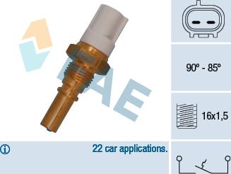 FAE 36545 - Termocontatto, Ventola radiatore autozon.pro