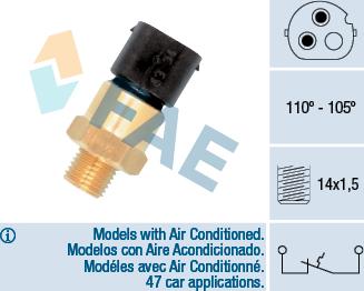 FAE 36690 - Termocontatto, Ventola radiatore autozon.pro