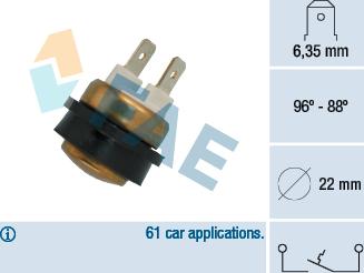 FAE 36080 - Termocontatto, Ventola radiatore autozon.pro