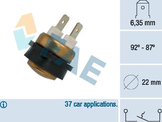 FAE 36070 - Termocontatto, Ventola radiatore autozon.pro