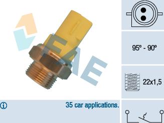 FAE 36330 - Termocontatto, Ventola radiatore autozon.pro