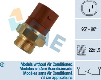 FAE 36270 - Termocontatto, Ventola radiatore autozon.pro