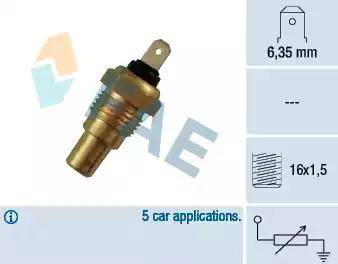 FAE 31480 - Sensore, Temperatura refrigerante autozon.pro