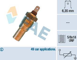 FAE 31690 - Sensore, Temperatura refrigerante autozon.pro