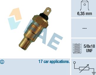 FAE 31250 - Sensore, Temperatura refrigerante autozon.pro