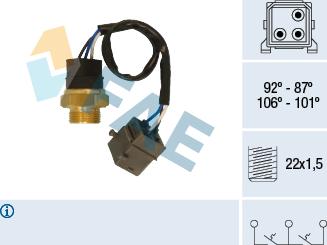 FAE 38400 - Termocontatto, Ventola radiatore autozon.pro