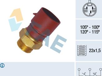 FAE 38040 - Termocontatto, Ventola radiatore autozon.pro