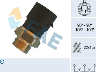 FAE 38310 - Termocontatto, Ventola radiatore autozon.pro