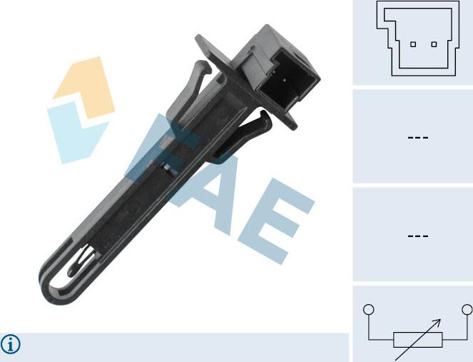 FAE 33923 - Sensore, Temperatura abitacolo autozon.pro