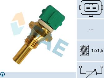 FAE 33400 - Sensore, Temperatura refrigerante autozon.pro