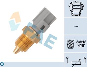 FAE 33425 - Sensore, Temperatura olio autozon.pro