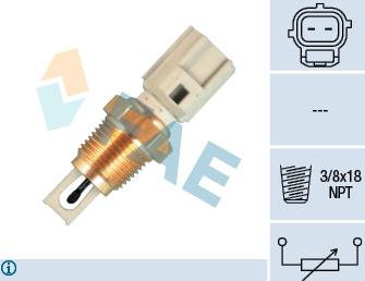 FAE 33426 - Sensore, Temperatura aria aspirata autozon.pro