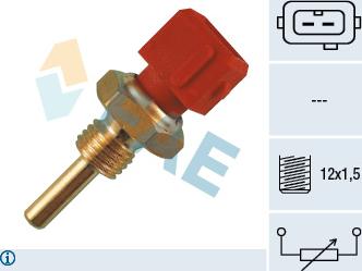 FAE 33080 - Sensore, Temperatura refrigerante autozon.pro