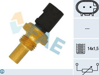 FAE 33035 - Sensore, Temperatura refrigerante autozon.pro