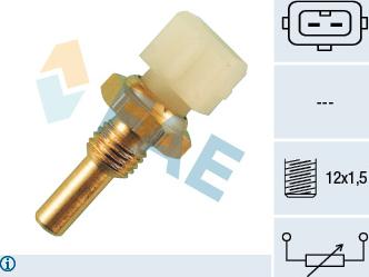 FAE 33020 - Sensore, Temperatura refrigerante autozon.pro