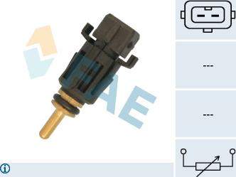 FAE 33167 - Sensore, Temperatura refrigerante autozon.pro