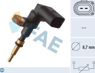 FAE 33895 - Sensore, Temperatura refrigerante autozon.pro