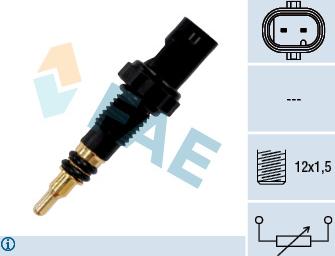 FAE 33890 - Sensore, Temperatura refrigerante autozon.pro