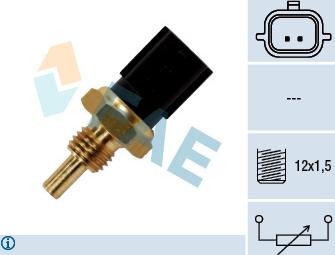 FAE 33840 - Sensore, Temperatura refrigerante autozon.pro