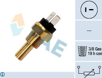 FAE 33800 - Sensore, Temperatura refrigerante autozon.pro