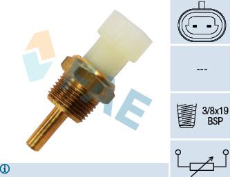 FAE 33345 - Sensore, Temperatura refrigerante autozon.pro