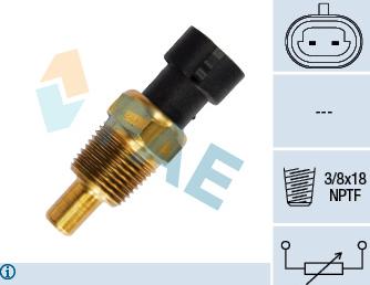 FAE 33340 - Sensore, Temperatura olio autozon.pro