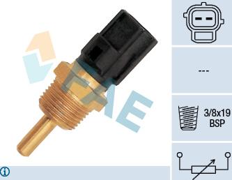 FAE 33310 - Sensore, Temperatura refrigerante autozon.pro