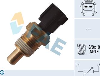 FAE 33335 - Sensore, Temperatura refrigerante autozon.pro