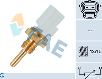 FAE 33255 - Sensore, Temperatura refrigerante autozon.pro