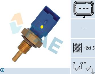 FAE 33795 - Sensore, Temperatura refrigerante autozon.pro