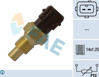 FAE 33792 - Sensore, Temperatura refrigerante autozon.pro