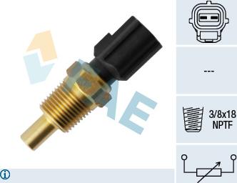 FAE 33755 - Sensore, Temperatura refrigerante autozon.pro