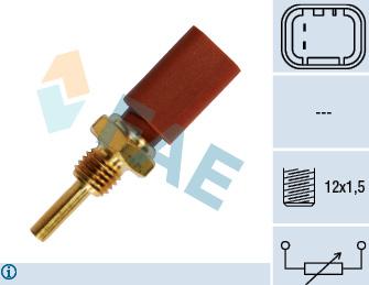 FAE 33710 - Sensore, Temperatura refrigerante autozon.pro