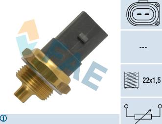 FAE 33786 - Sensore, Temperatura refrigerante autozon.pro