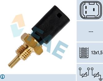 FAE 33724 - Sensore, Temperatura refrigerante autozon.pro