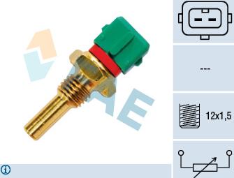 FAE 33770 - Sensore, Temperatura refrigerante autozon.pro