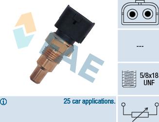 FAE 32400 - Sensore, Temperatura refrigerante autozon.pro