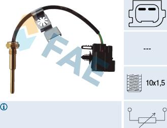 FAE 32427 - Sensore, Temperatura refrigerante autozon.pro