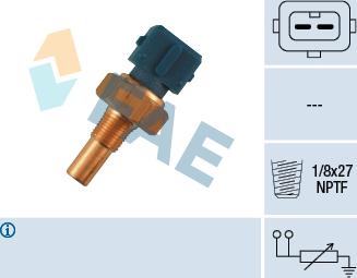 FAE 32520 - Sensore, Temperatura refrigerante autozon.pro