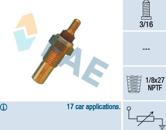 FAE 32020 - Sensore, Temperatura refrigerante autozon.pro