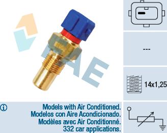 FAE 32290 - Sensore, Temperatura refrigerante autozon.pro